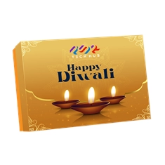 Corporate Diwali Gift Box for 2 x 100G Dry Fruits and Sweets